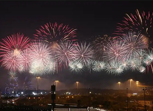 北屯市焰火晚会